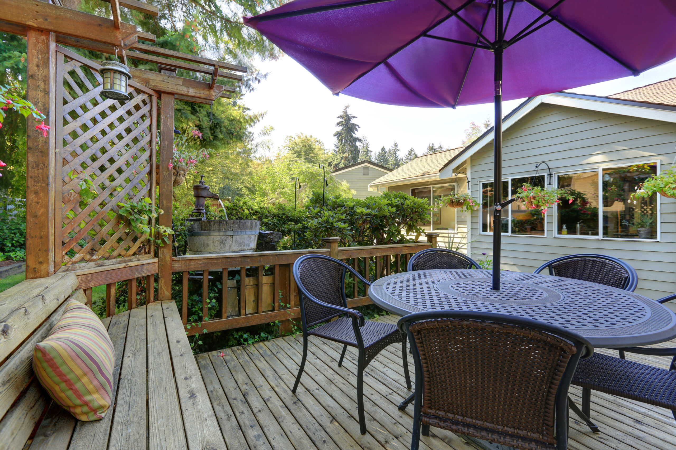 backyard deck