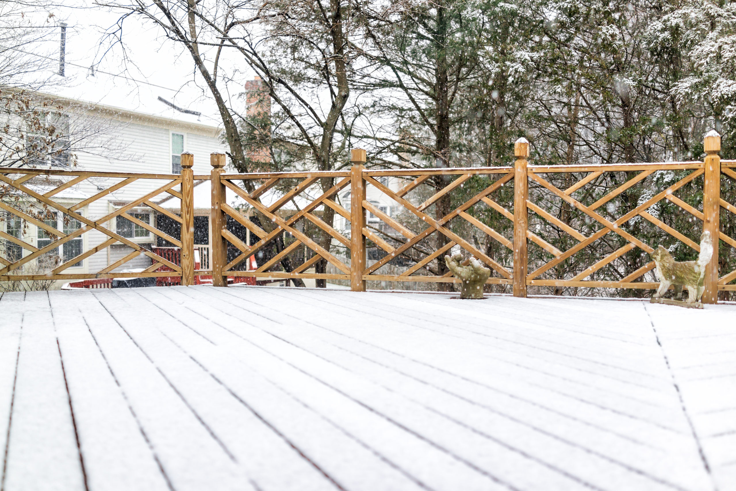 wooden deck